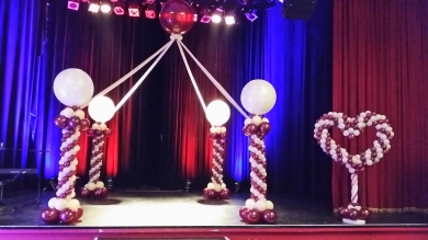 Dekoration für die Tanzfläsche