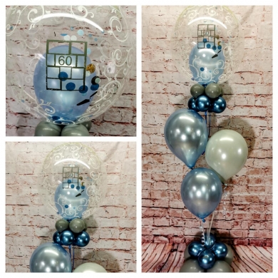 Ballongeschenke für einen Maurer