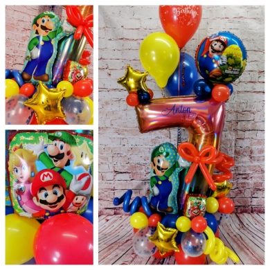 Super Mario Zahl mit Namen