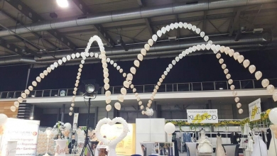 Ballonbogen mit Heliumballons