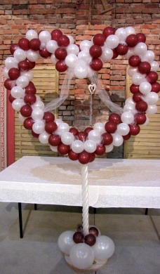 Herz mit zwei Farben