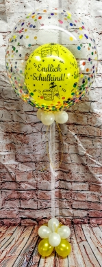 Tischdekoration in Gelb