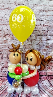 Pärchen zum Doppelgeburtstag