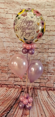 Muttertagsballon mit Blumen