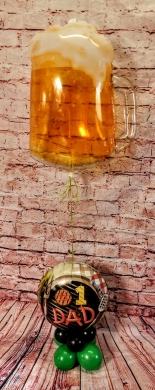 Vatertagsballon mit Bier