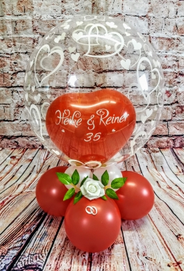 Tischballon zum Hochzeitstag