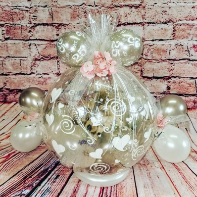 Geschenkballon zur Silberhochzeit