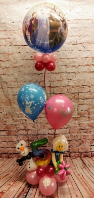 Frozen Ballon mit Zahl