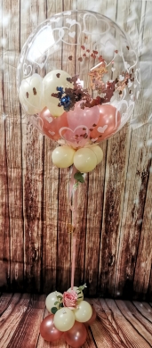 Konfettiballon als Tischballon