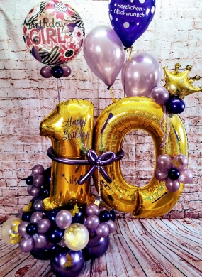 Zahlenballon für Beauty Queens