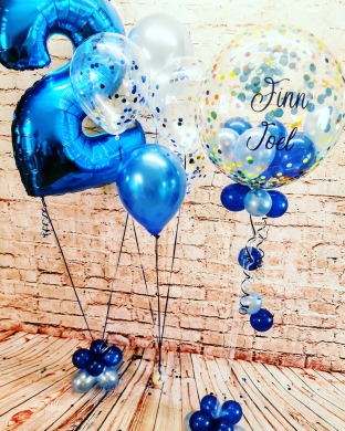 Dekoration mit Konfettiballon