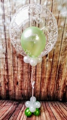 Happy Birthday Ballon Grün