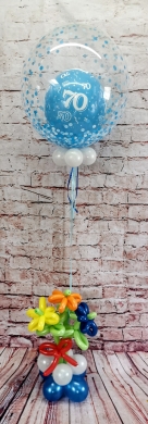 Doppelballon zum 70. Geburtstag