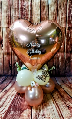 Herzballon zum Geburtstag