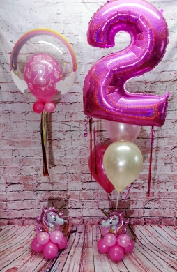 Dekoration zum 2. Geburtstag