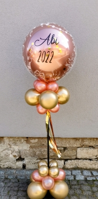 Abi Ballon in Rosengold