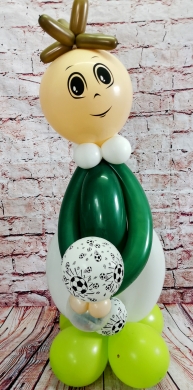 Fussballer Grün / Weiß