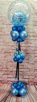 Fester Ständer in Blau zur Schuleinführung