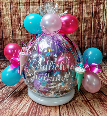 Geschenkballon zur Schuleinführung