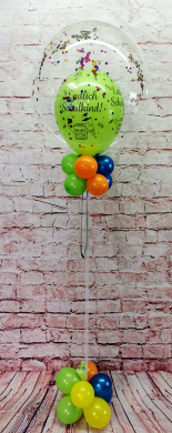Endlich Schulkind Ballon bunt