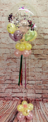 Konfetti Ballon in Pastellfarben