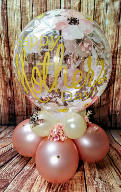 Ballon zum Muttertag mit Blumen