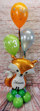 Fuchs mit Ballons
