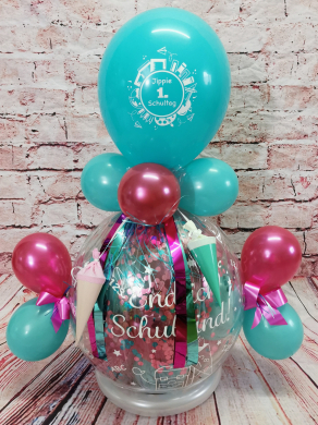 Erster Schultag Geschenkballon