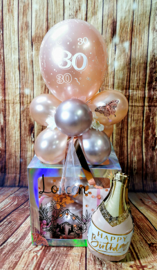 Box zum 30. Geburtstag Thema Berge