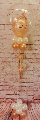 Ballon in Rosegold zur Hochzeit