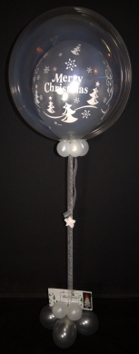 Weihnachtsballon Silber