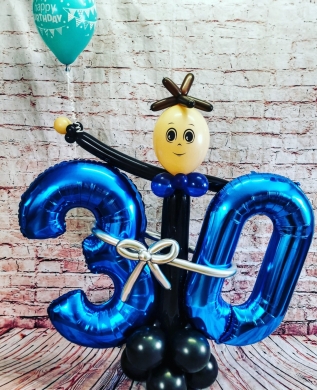 30 mit Mann als Figur