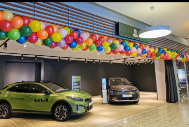 Ballongirlande bunt gemischt