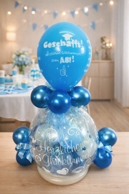Abi Geschenkballon Blau