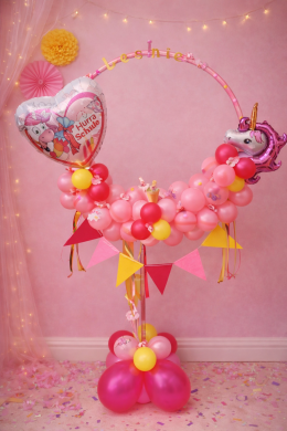 Ballonreifen für die Schuleinführung