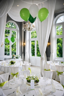 Tischdeko mit Latexballons