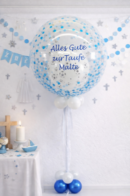 Taufballon mit Namen
