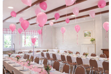 Ballons für Tisch und Decke
