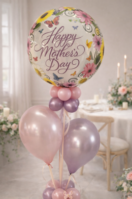 Muttertagsballon mit Blumen