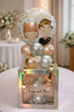 Box zur Hochzeit mit Folienballon