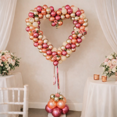 Herz mit Chrome Farben