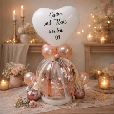 Geschenkballon zum 100. Geburtstag
