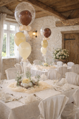 Doppelballon mit Latexballons