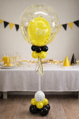 Doppelballon zum Geburtstag für einen Fussballfan