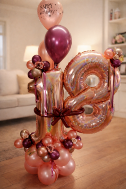 Geburtstagsdeko Zahl 18