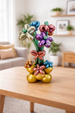 Chrome Blumenstrauß