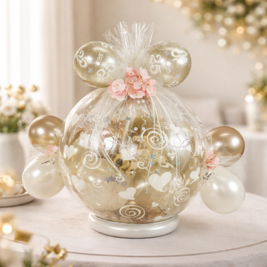 Geschenkballon zur Silberhochzeit