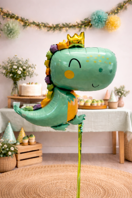 Süßer Dino mit Krone