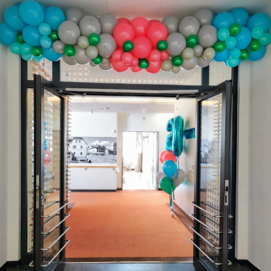 Girlande mit verschiedenen Farben