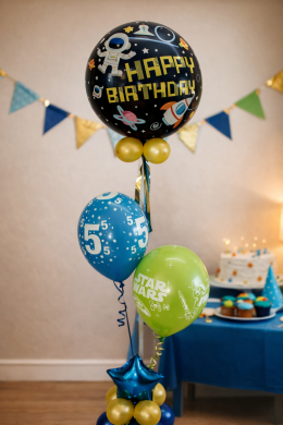 Happy Birthday Ballon Astronaut